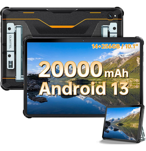 Tablet Oukitel Rt6 10,1 20000mah 14gb+256gb 8-core Naranja