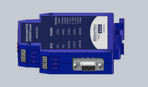 Conversor Industrial Rs-232 To Isolated Rs-422/485 