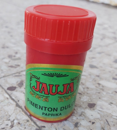 Frasco Vacío Pimentón Jauja Paprika De Murcia Decoraracion (Usado)