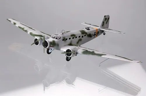 航空機・ヘリコプター HOBBYMODELLBAU F. SCHMIDT JUNKERS JU52 Avião Junkers Ju-52 Kit Heller 1/72 P/ Montar | MercadoLivre