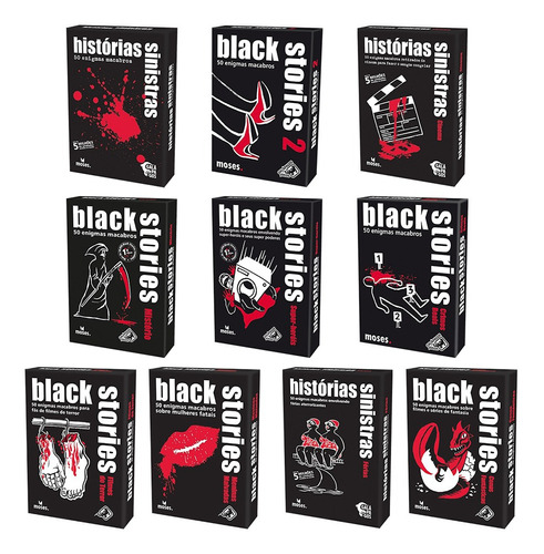 Histórias Sinistras Black Stories Variados Galápagos Lacrado