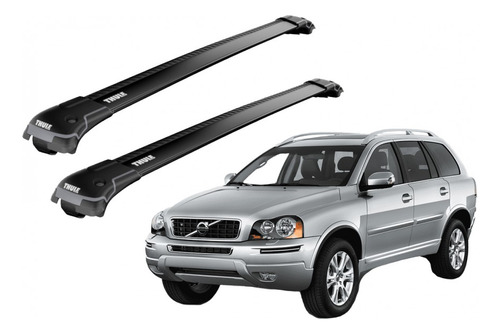 Barras Thule Volvo Xc90 02-14 Re / Wingbar Edge Black