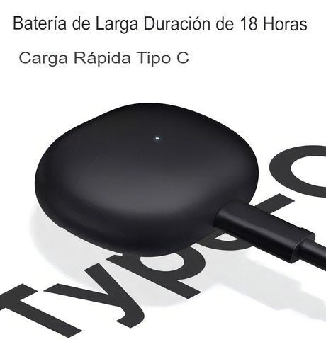 Auriculares Bluetooth Xiaomi Redmi Buds3 Youth Edition, color negro