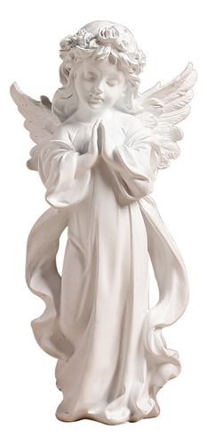 Figura De Ángel Pray Angel Statue Gypsum Artware Home