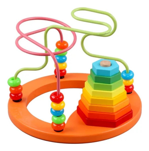 / Laberinto Y Torre Juego Didáctico Para Estimulación