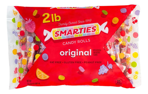 Smarties - Rollos De Caramelo, A Granel, 2 Libras