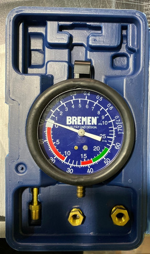 Imagen 4 de 6 de Vacuometro Y Medidor Presion Combustible Manometro Bremen Cod. 2915 Dgm