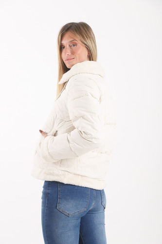 Campera Puffer Con Corderito Wolves Cl 78302