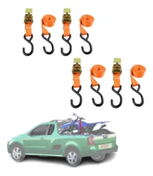 Comprar Kit 4 Cinta Para Amarração De Carga Com Catraca 800kg Moto no Mercado Livre