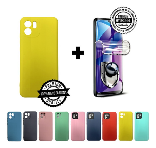 Case + Hydrogel Protector Para Xiaomi Redmi A2 2023