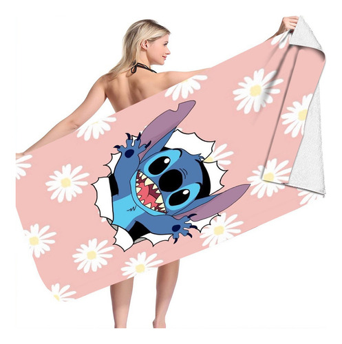 Toalla De Baño Lilo & Stitch, Toalla, Toalla De Playa Stitch