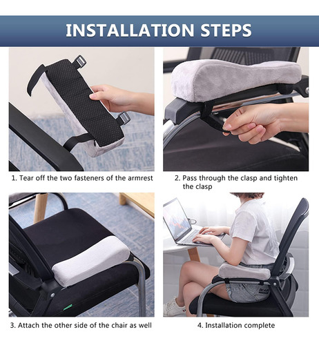 Silla Reposabrazos Ergonómico, Cojín Para Codo, Alivio De Pr