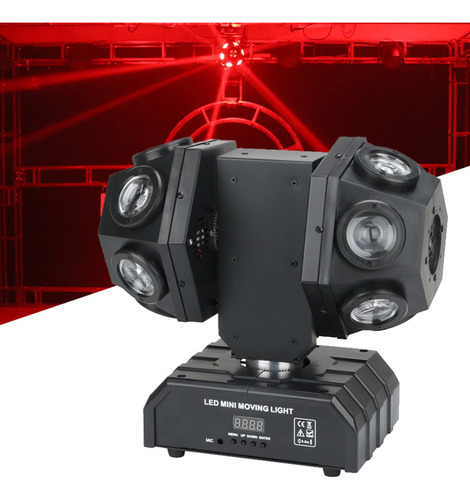 Cabeza Móvil Luz De Dj Luces De Haz Giratorio Luz Escenario