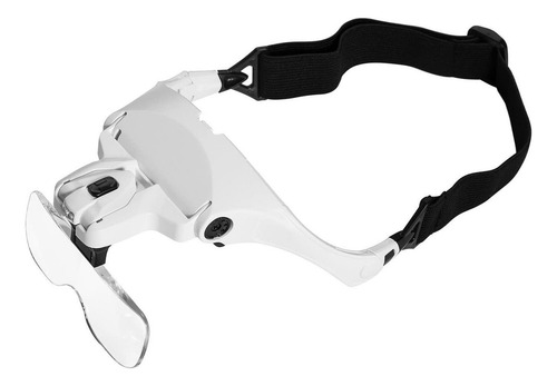 Lupa Para Diadema Con Luz Led, Soporte De Luz Para Gafas De