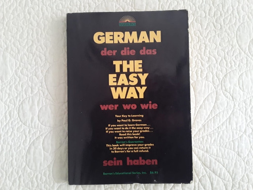 German The Easy Way, By Paul G. Graves