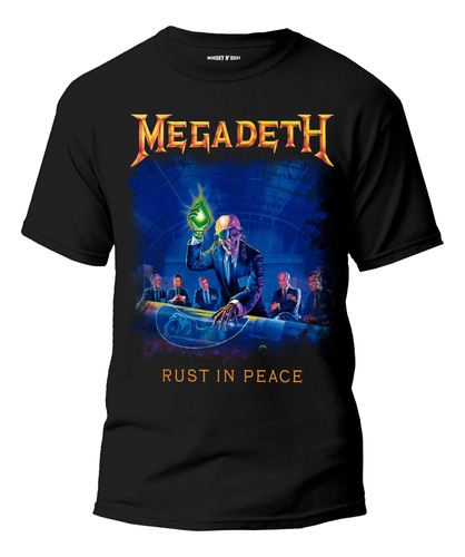 Remera Megadeth Rust In Peace 2 (nevada,negra O Blanca )