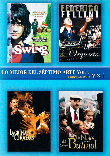 Dvd - Lo Mejor Del Séptimo Arte Vol. V - 4 Peliculas En 2 Dv