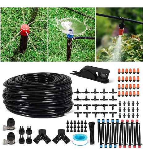 Kit De Riego Por Goteo Aomedeelf, Sistema De Riego 200ft / 6