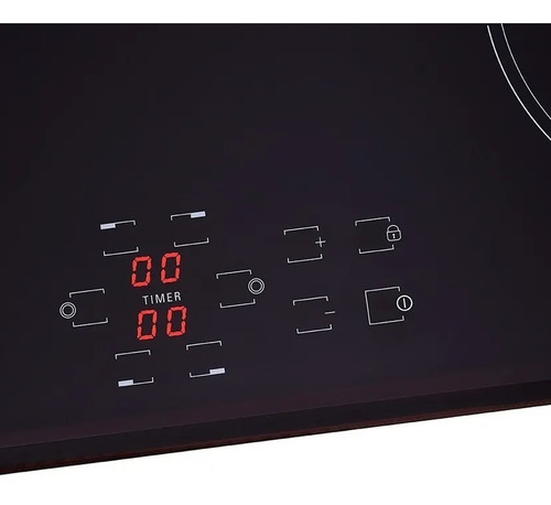 Imagen 3 de 5 de Anafe eléctrico Ariston HR 704 B A negro 220V - 240V/380V - 415V