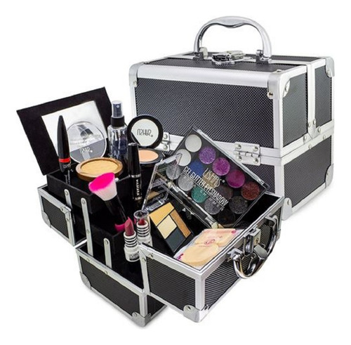 Valija Maletin Maquillaje Profesional Con Combinacion