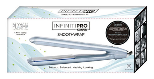 Alaciadora Profesional Iones Carámica Plasma Conair Cs2573es Color Celeste