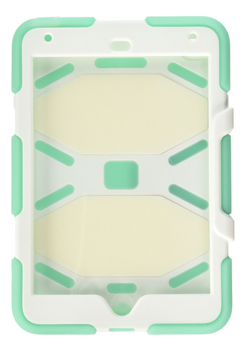 Funda Funcion Atril Para iPad Mini 4 Color Verde Blanco