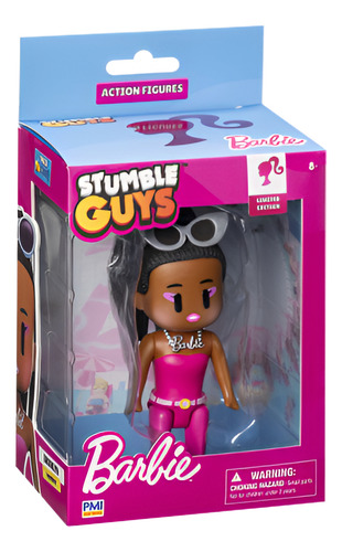 Stumble Guys - Barbie Figuras Acción Barbie Plata - Sgb6010