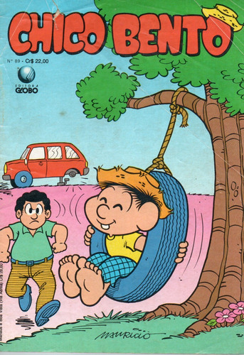 Chico Bento N° 89 - 36 Páginas - Em Português - Editora Globo - Formato 13 X 19 - Capa Mole - 1990 - Bonellihq Cx177 E23