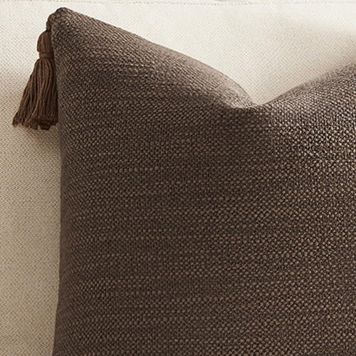 Set De 2 Cubiertas De Almohada Marrón De Café De Café 12 X 2