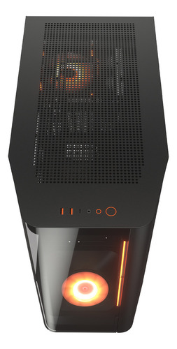 Gabinete Cougar Fv270 Rgb Mid Tower Eatx C/templado Usb-c Color Negro