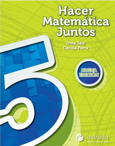 comprar Hacer Matematica Juntos 5 N Edpack--estrada