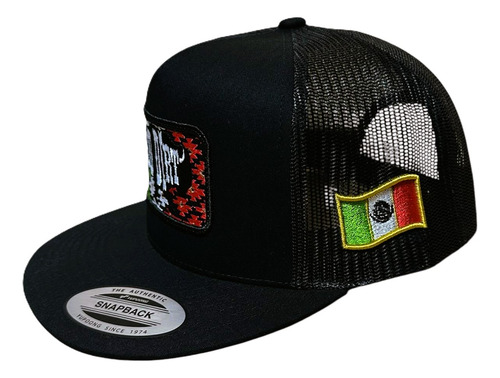 Gorras Yupoong Diseño Vaquero Bordado Frontal Y Lateral 3d Red Dirt/mex25 Ajustable Bordado 3d