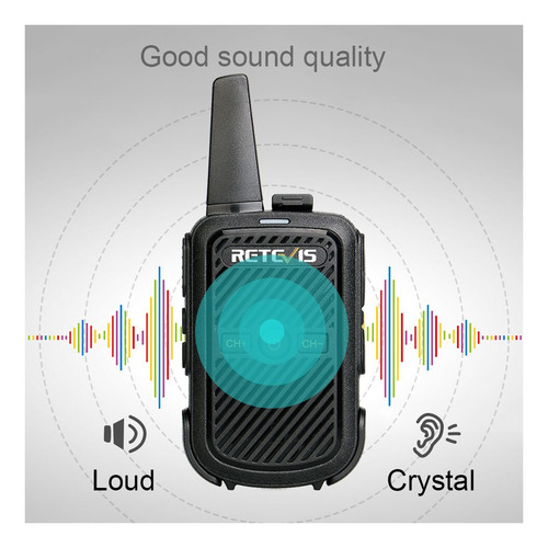 Rádios Empresariais Mini Retevis Rt15 Walkie Talkie