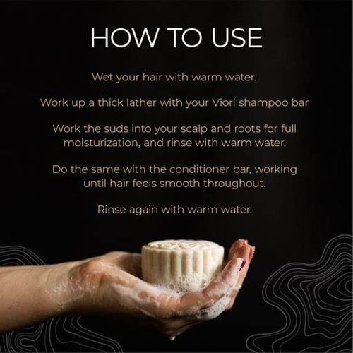 Conjunto De Barras De Shampoo E Condicionador Viori Native E