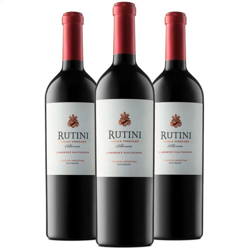 Vino Rutini Altamira Single Vineyard Cabernet Sauv. 750ml X3