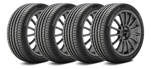 Kit 4 Pneus 225/45r17 Runflat Continental Sportcontact 5 91w