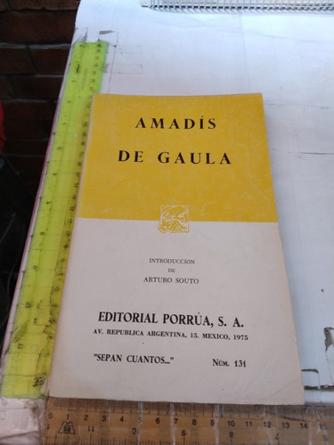 Amadís De Gaula Editorial Porrúa