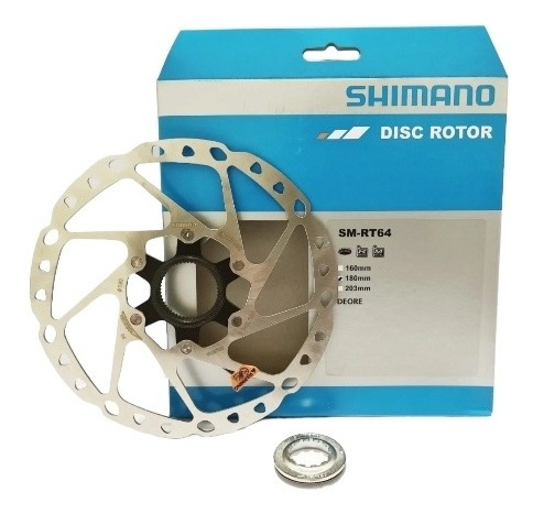 Imagen 2 de 2 de Disco De Frenos Shimano Center Lock Rt-64 180mm