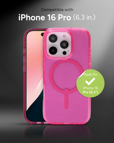 Funda De Teléfono Zagg Milan Snap Para iPhone 16 Pro Pink Gl