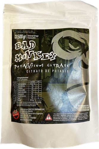 Citrato De Potasio X 1kg Puro Bad Monkey