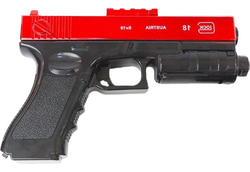 Pistola Elétrica Bolinha De Gel 20cm Automática Brinquedo 