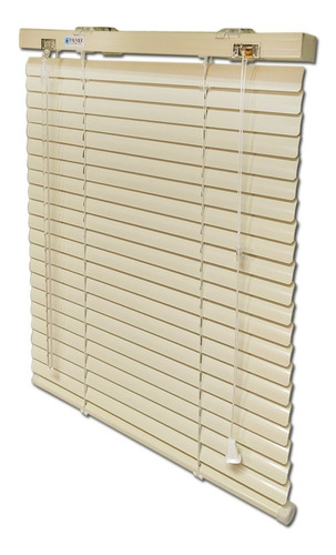 Cortina Palmer Veneciana De Aluminio 100x120 Cm 4 Colores Ámbar