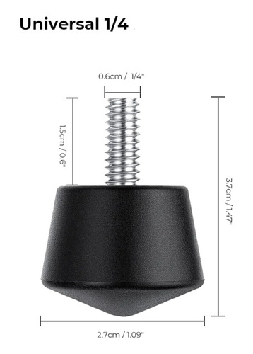 Pie De Goma Para Tripode K&f Concept Kf31.050