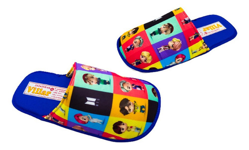 Pantunfla Descanso Bts Juvenil Bt21 K-pop Army Cómodas 501-a