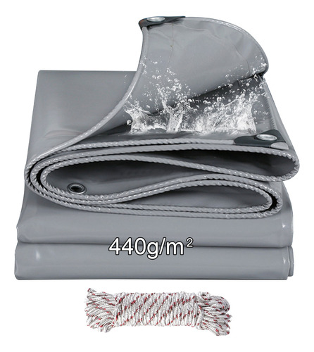 Lona Reforzada Impermeable 2 X 3 M Pvc Alta Calidad Exterior