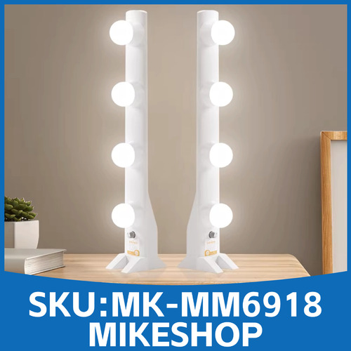 Torre Luz Led Foco Dimeable X 2 Para Fotografía Y Maquillaje Blanco Blanco (neutro, Cálido Y Frío)