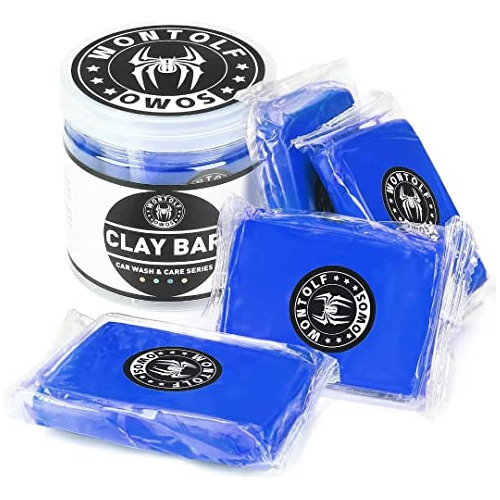 Wontolf Car Clay Bar 4 Pack 100g Premium Grade Clay Bar...