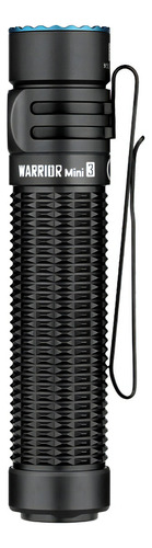 Linterna Olight Warrior Mini de 3 manos, 1750 lúmenes, 240 metros, color negro, luz LED, color blanco