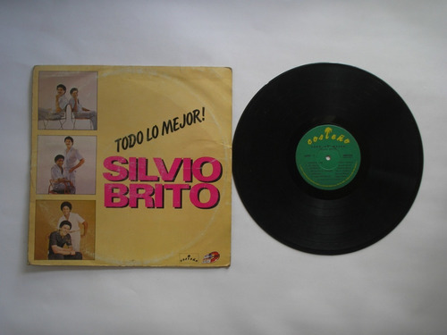 Lp Vinilo Silvio Brito Todo Los Mejor Edición Colombia 1988