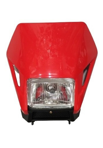 Farol Completo Mascara P/ Honda Xr250 Tornado Rojo